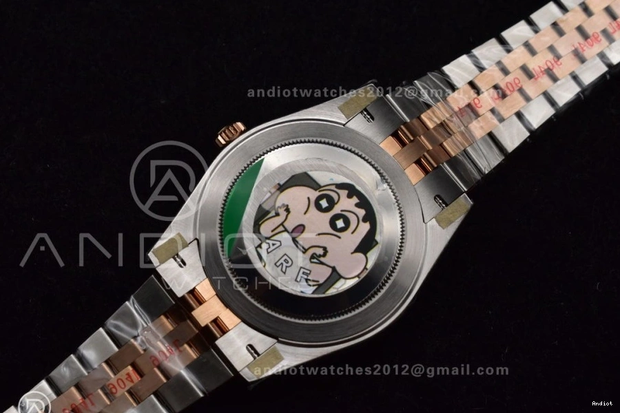 Gray ARF Weight) DateJust RG (Gain Best Steel Jubilee Dial SH3235 SS Green 1:1 126333 904L Bracelet SS Roman 41 RG Edition on 1107